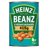 Heinz Beanz with vegan sausage 415g - British product
