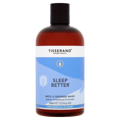 Tisserand Sleep Better bath and shower wash 400ml, imported from the UK