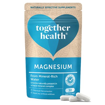 Together Health magnesium 5 natural forms 30 capsules, imported from the UK