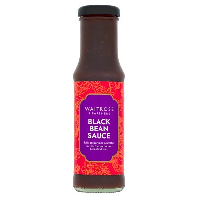 Waitrose black bean sauce 220g - British product