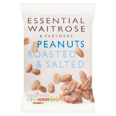 Waitrose Essential roasted salted peanuts 200g, imported from the UK