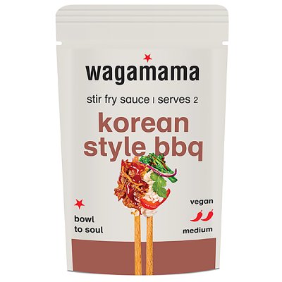Wagamama Korean Style BBQ stir fry sauce 120g, imported from the UK