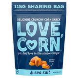 LOVE CORN crunchy corn snack sea salt 115g, imported from the UK