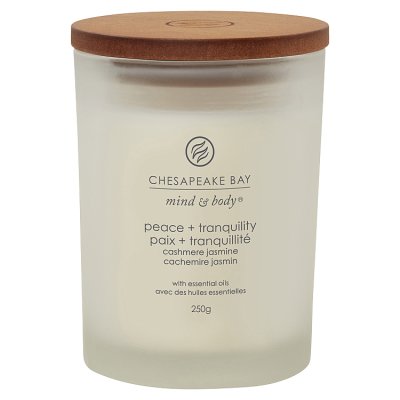 Chesapeake Bay Peace & Tranquility scented candle medium Cashmere & Jasmine (British brand)
