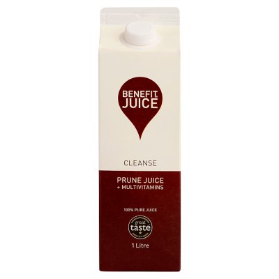 Benefit prune juice with vitamins 1L, imported from the UK