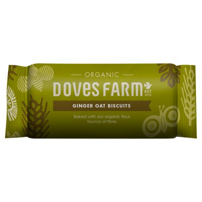 Doves Farm ginger oat biscuits 200g - British product