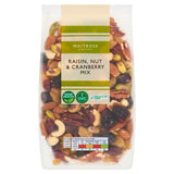 Waitrose raisin nut cranberry trail mix 400g (British brand)