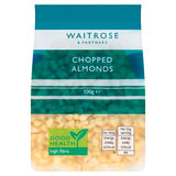 Waitrose chopped almonds 100g nut pieces for baking, UK version