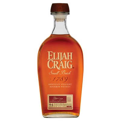Elijah Craig bourbon whiskey small batch 70cl, imported from the UK