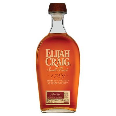 Elijah Craig bourbon whiskey small batch 70cl, imported from the UK