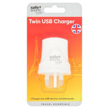 Safe & Sound dual USB adaptor (British brand)