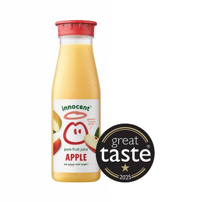 Innocent pure apple juice 330ml single bottle - British product