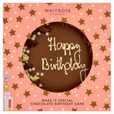 Waitrose Make It Special chocolate birthday cake 1.191kg (British brand)