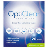 Opticlear lens wipes 26s - British product