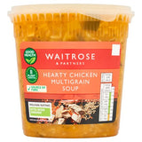 Waitrose hearty chicken multigrain soup 600g (British brand)