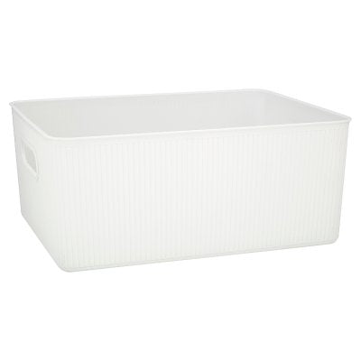 Tatay white basket 15L, imported from the UK