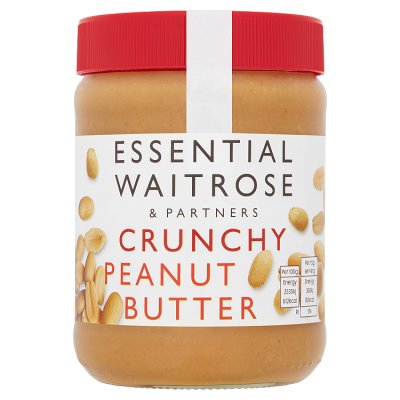 Waitrose Essential crunchy peanut butter 500g (British brand)
