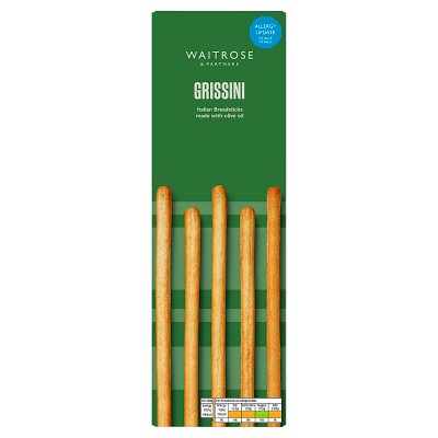 Waitrose grissini breadsticks 125g (British brand)