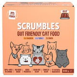 Scrumbles wet cat food meaty selection 8x85g - British product