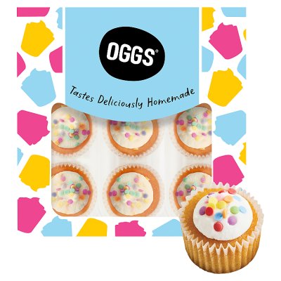 OGGS mini vanilla cupcakes 9 pack, UK version
