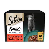 Sheba wet cat food Succulent Selection in Gravy 12x85g, UK version