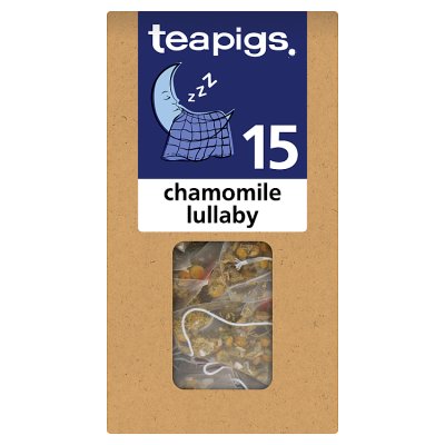 Teapigs Bedtime Chamomile tea temples, 15 count, imported from the UK