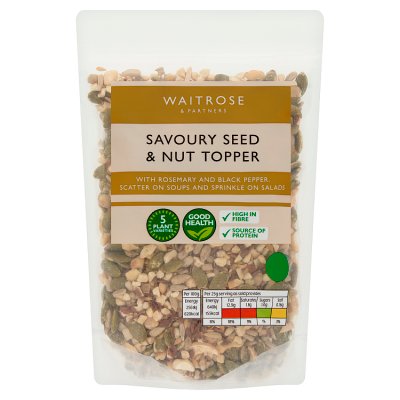 Waitrose savoury seed and nut topper 150g, UK version