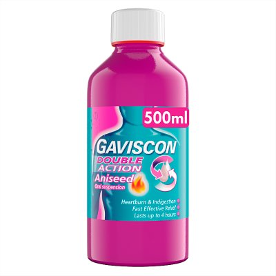 Gaviscon antacid liquid aniseed 500ml - British product