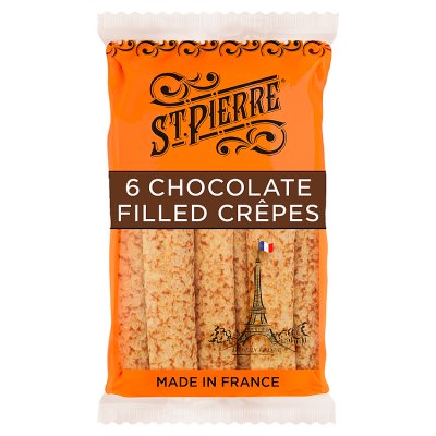 St Pierre chocolate filled crêpes 6 pack - British product