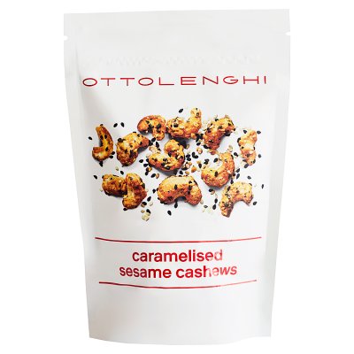 Ottolenghi caramelised sesame cashews 110g, imported from the UK