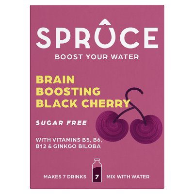 Spruce Black Cherry hydration sachets 7 pack - British product