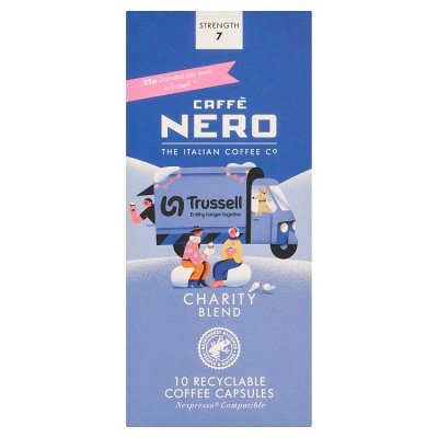 Caffè Nero Charity Blend coffee capsules 54g, UK version