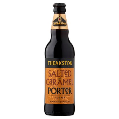 Theakston salted caramel porter 500ml, imported from the UK