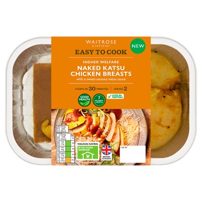 Waitrose naked katsu chicken breasts 292g (British brand)