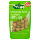 Fragata marinated olives with garlic and herb 70g - British product