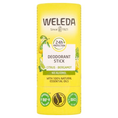 Weleda Citrus & Bergamot Solid Deodorant 50g, UK version