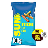 Sun Sticks sea salt crisps 100g, UK version