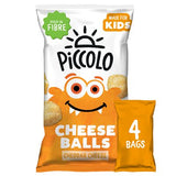 Piccolo organic cheeseballs kids snack 4x15g, UK version