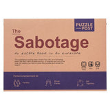 Puzzle Post escape room in an envelope The Sabotage 1Each, UK version