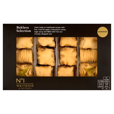 Waitrose No.1 Baklava Selection 200g (British brand)