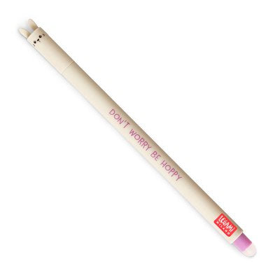 Legami bunny erasable pen, one unit, imported from the UK