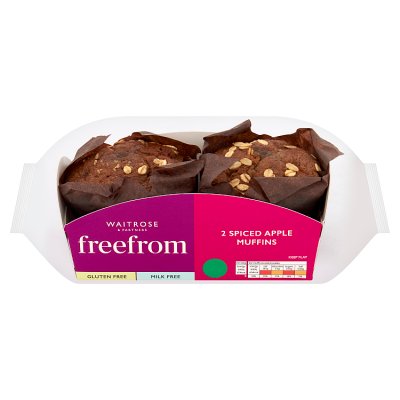 Waitrose Free From gluten free spiced apple muffin, UK version