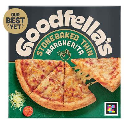 Goodfella's stonebaked thin Margherita pizza 334g (British brand)