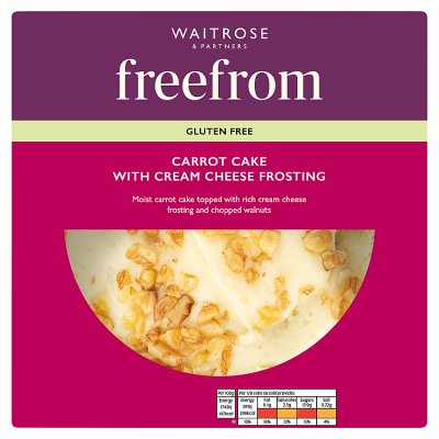 Waitrose Free From Carrot Cake with cream cheese frosting, UK version