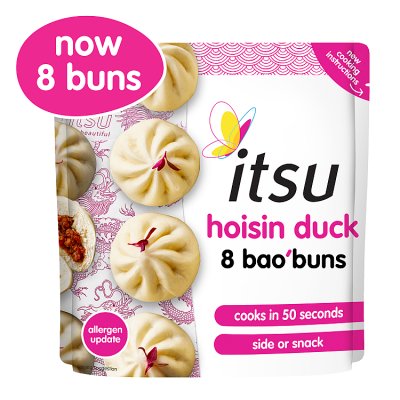Itsu hoisin duck bao buns 8 pack 256g - British product
