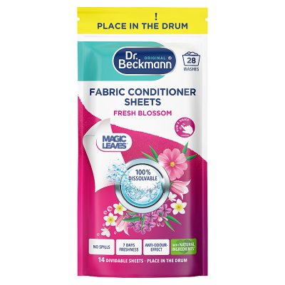 Dr Beckmann fabric conditioner sheets Fresh Blossom 14 sheets, UK version