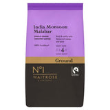 Waitrose No.1 India Monsoon Malabar ground coffee 227g, imported from the UK