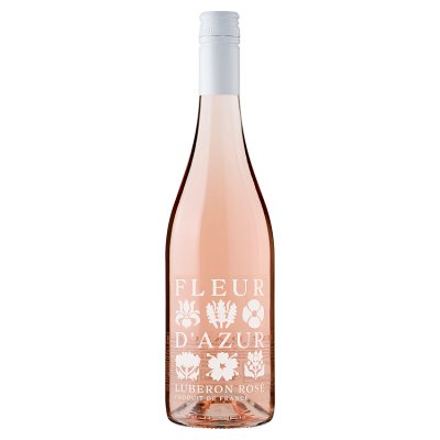 Fleur d'Azur Luberon Rosé medium dry wine 75cl (British brand)