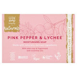 Little Soap Co pink pepper and lychee soap bar 100g (British brand)