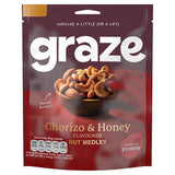 Graze chorizo and honey nut medley 120g, UK version